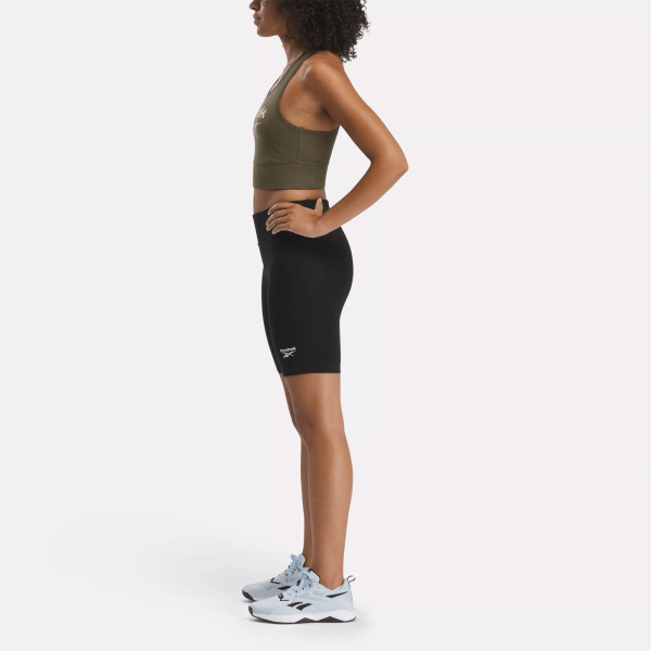 Women's Reebok Identity Small Logo Cotton Bike Short 7 - Image 2