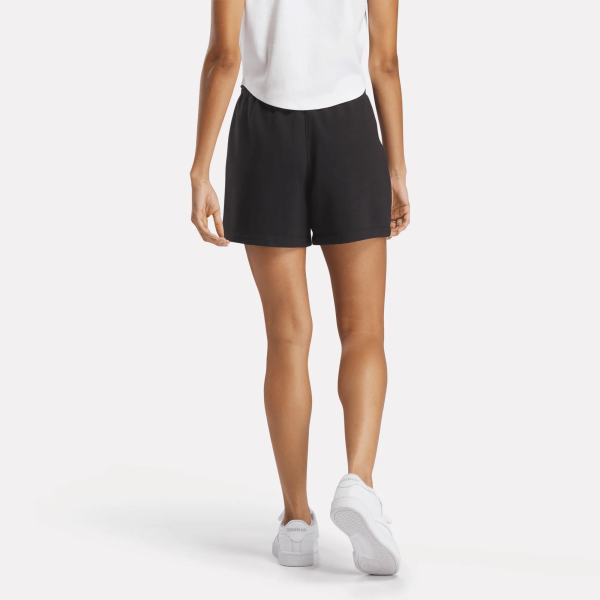 Women's Identity Small Logo French Terry Shorts 4 - Image 3