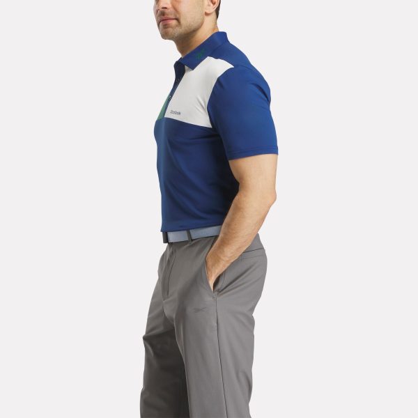 Men's Colorblock Bonded Collar Polo Shirt - Image 2