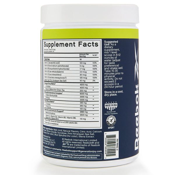 Reebok ReeEnergize Pre-Workout + Creatine - Image 3